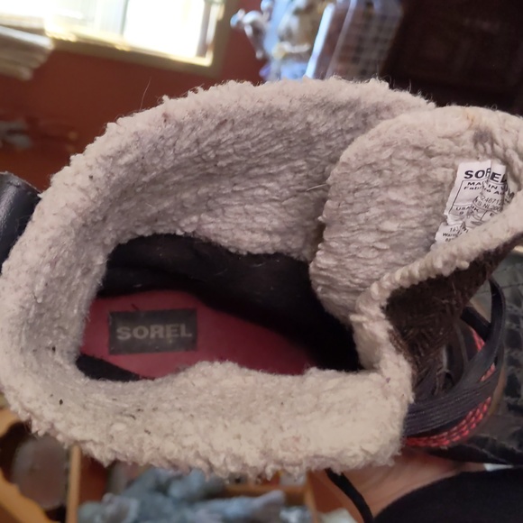 SOREL* Tivoli Li herringbone fleece lined tie up waterproof winter boots - Picture 8 of 12